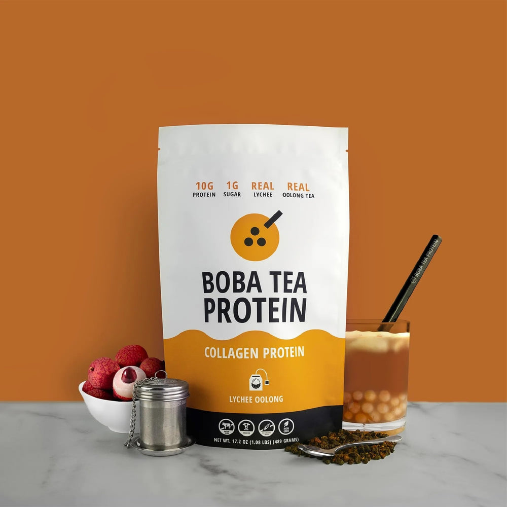 Grass-fed hydrolyzed bovine collagen powder in jar