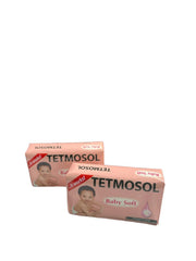 Two-pack Gratiam Tetmosol Baby Soft Soap 75g bars for babies