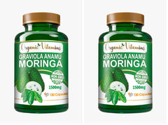Graviola Soursop green superfood capsules with 120 capsules per pack (Pack of 2)