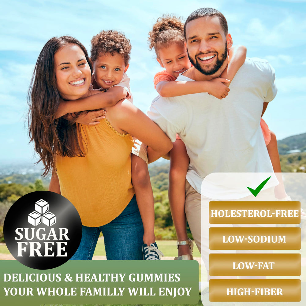 Sugar-free gluten-free non-GMO vegan graviola gummies
