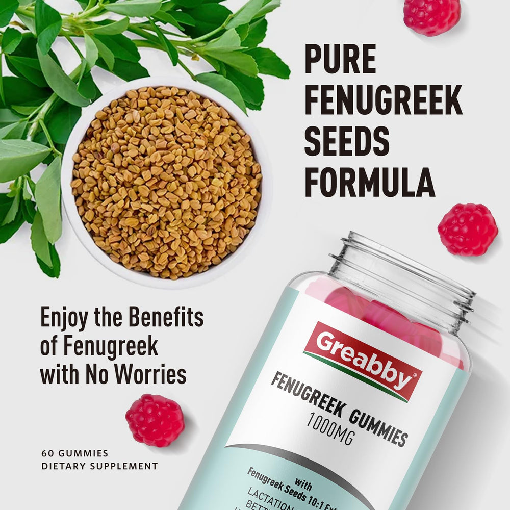 Vegan, organic, non-GMO fenugreek gummy ingredients