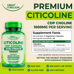 CDP Choline capsules close-up