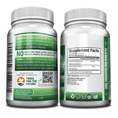 Recommended two capsules per day usage