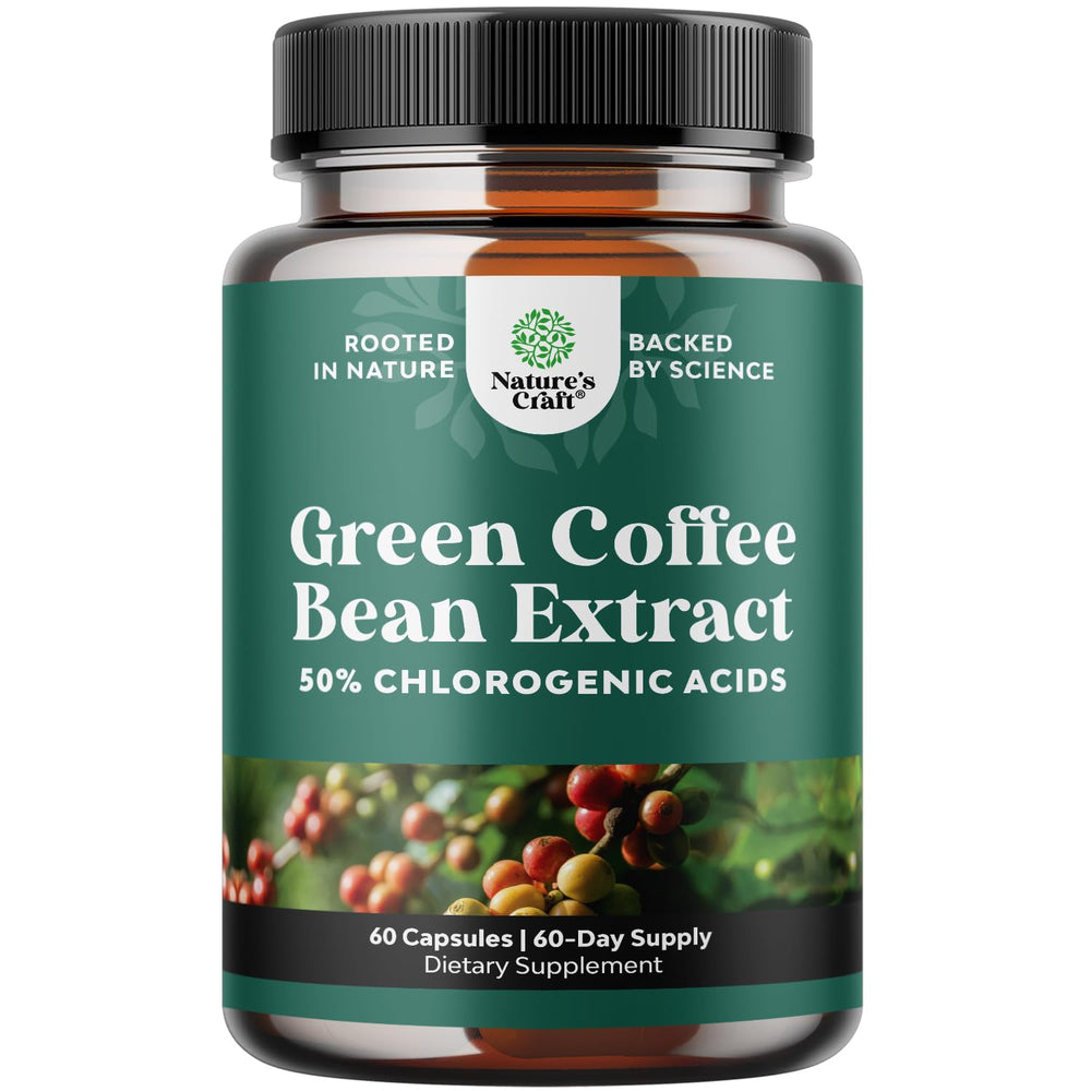 Capsules of Green Coffee Bean Extract for weight loss