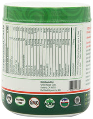 Chlorophyll-rich wheat grass powder texture