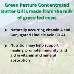 Green Pasture bottle shows expiration date for freshness
