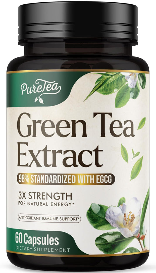 Green Tea Extract Capsules bottle – 60 capsules