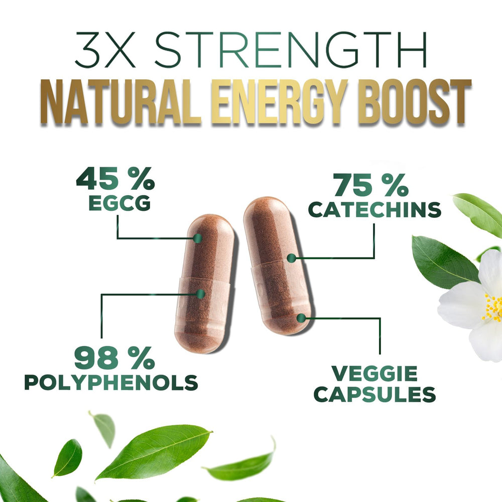 PureTea Green Tea Extract bottle label