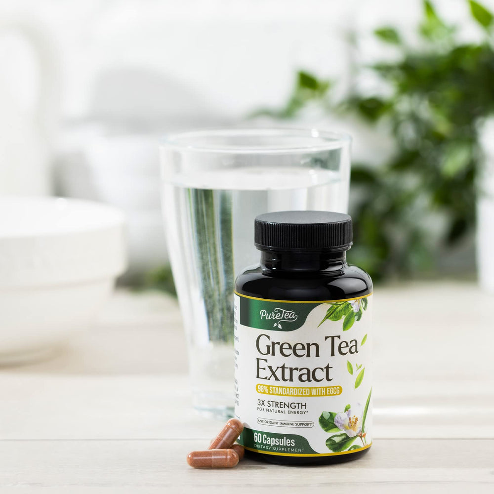 1000mg Green Tea Extract capsule close-up
