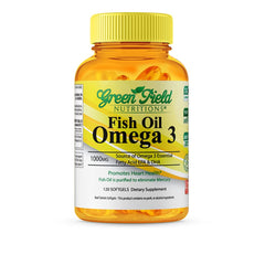 Bottle of Greenfield Nutritions Halal Fish Oil 1000mg