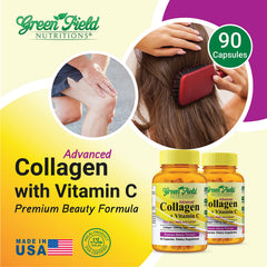 Vitamin C 300 mg illustration for collagen absorption