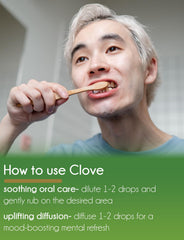 GreenHealth packaging for clove bud essential oil