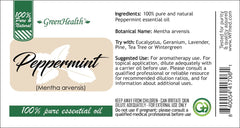 Diffuser setup with GreenHealth Peppermint Essential Oil