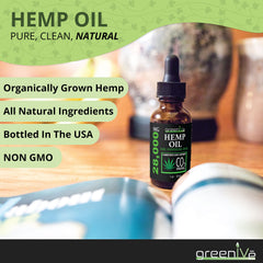 GreenIVe Hemp Drops 28,000mg bottle with label