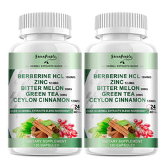 GREENPEOPLE Berberine with Cinnamon 2-Pack hero image