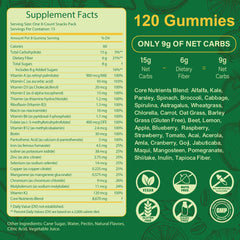 Individual daily gummy packets for on-the-go use