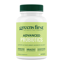 Greens First Probiotics bottle – front view