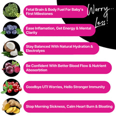 Inulin prebiotic and cranberry extract ingredients