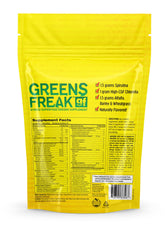 Close-up of spirulina and chlorella as part of Greens Freak blend