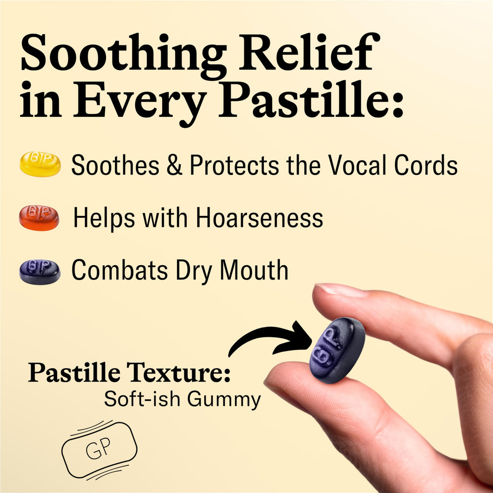 Close-up of Ginger Lemon flavor pastille
