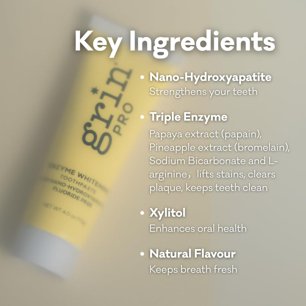 Fluoride-free and SLS-free label on toothpaste tube