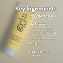 Fluoride-free and SLS-free label on toothpaste tube