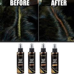 Grospe Front lace wig color application demonstrates easy DIY tinting