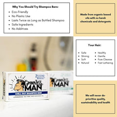 Grown Ass Man Co Mint Condition bar ingredients, essential oils and conditioning oils.