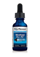 GS Micellized D3 + K2 1 fl oz bottle by NuMedica