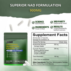GSXR NAD+ 900MG liposomal NR Resveratrol capsules