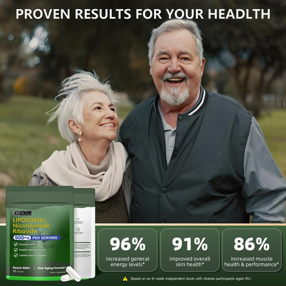 Ingredient label highlighting NR and Resveratrol in GSXR NAD+