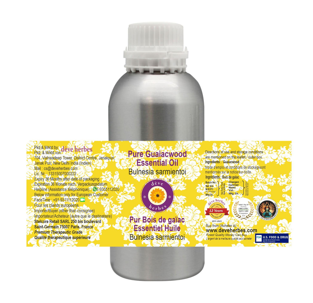 Dropper close-up for Guaiacwood essential oil