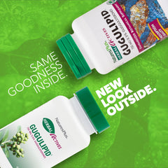 Gugulipid 750 mg vegan capsules back view