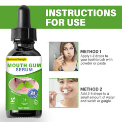 Gum Restore Drops branding and logo