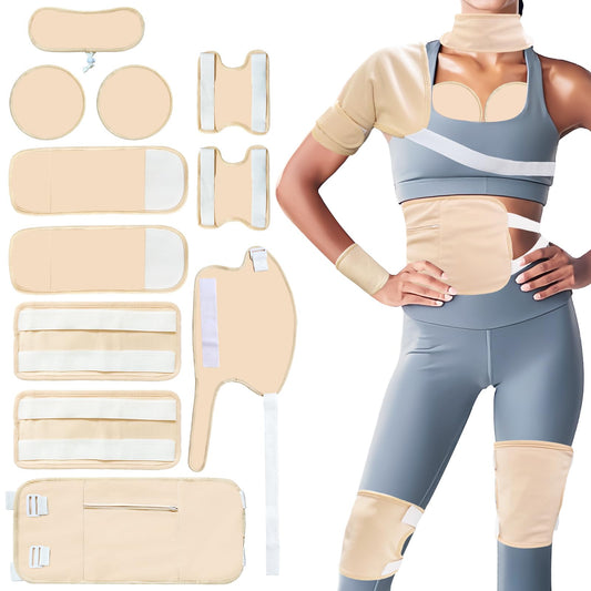 GUMIFOTNE Castor Oil Pack Wrap for entire body laid out