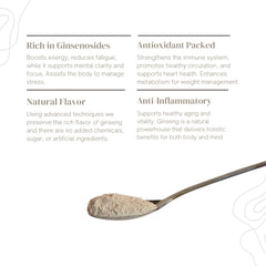 Ginsenosides benefits graphic