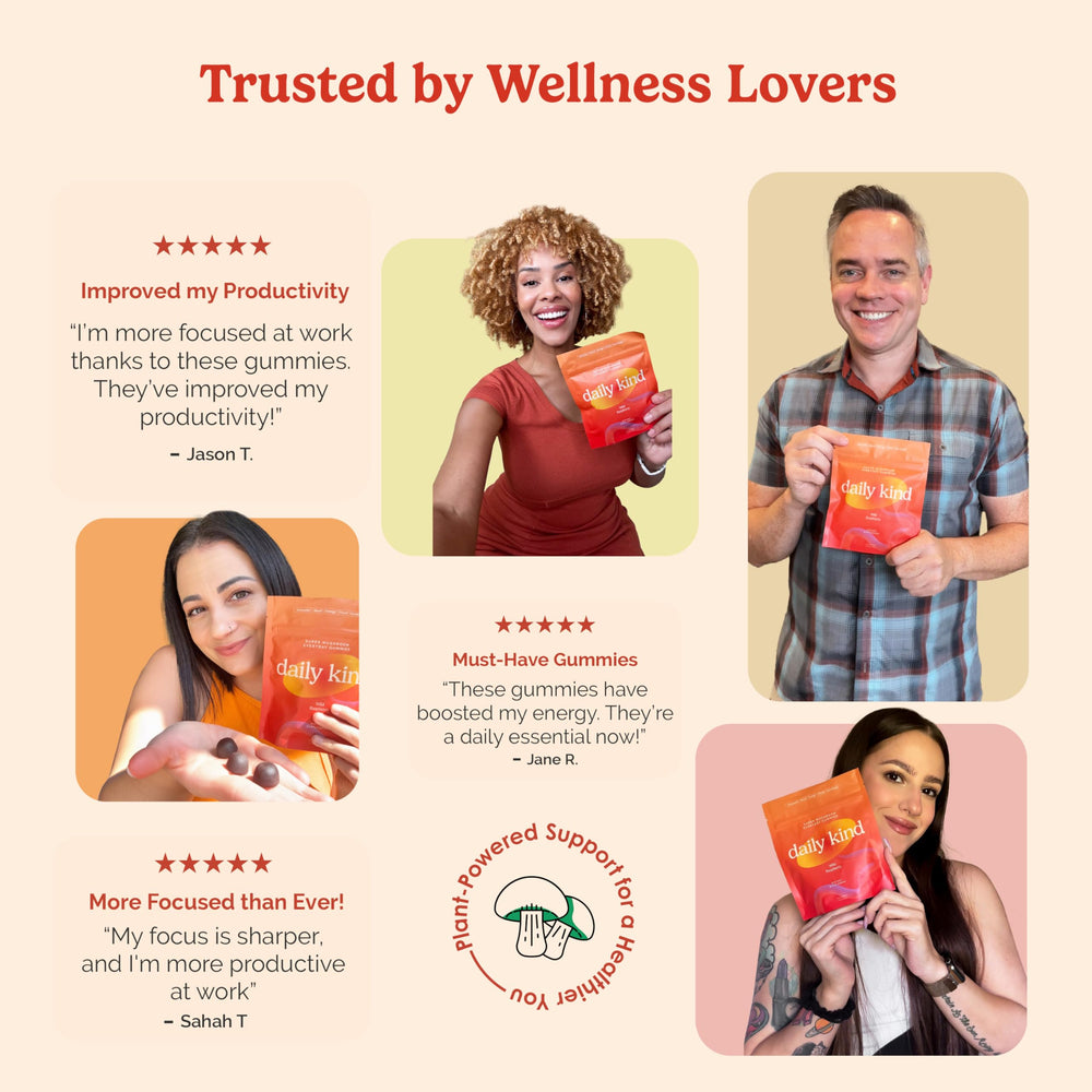 Gummies shown for on-the-go daily wellness