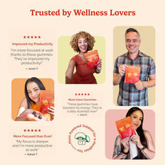 Gummies shown for on-the-go daily wellness