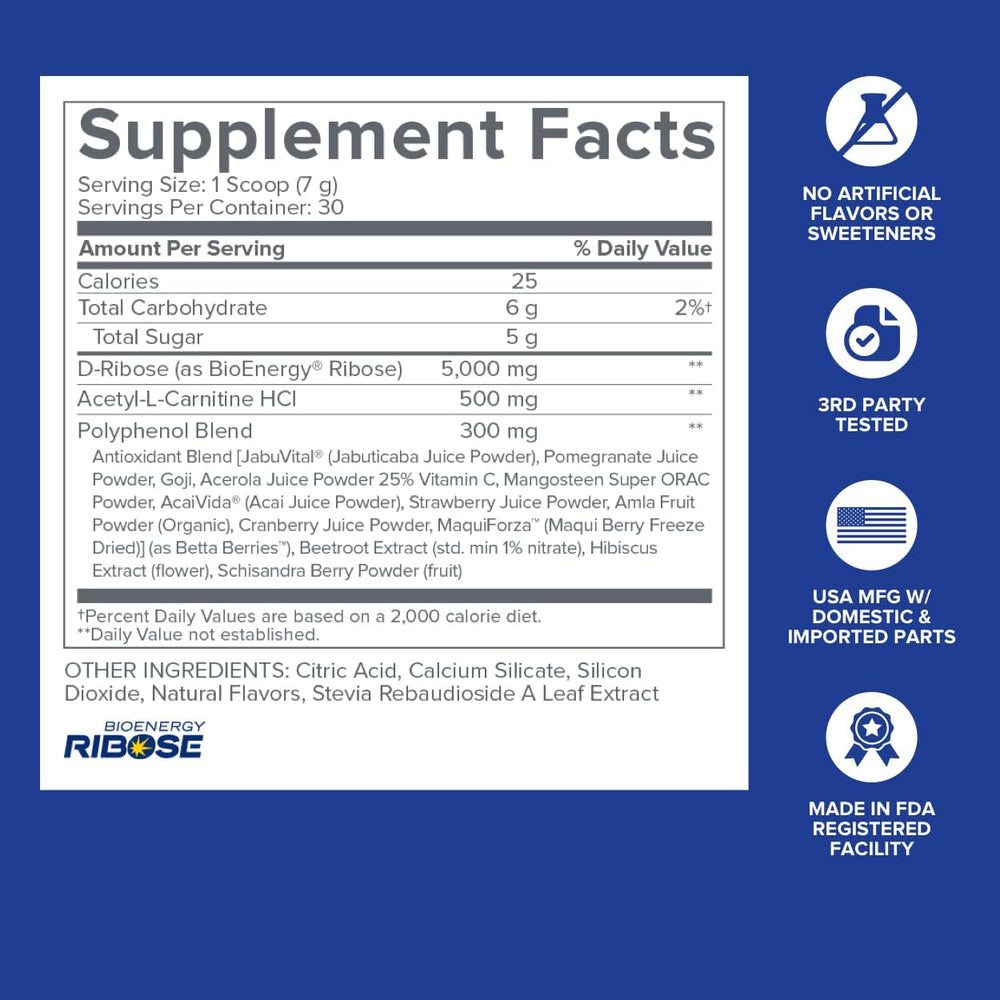 Gundry MD Energy Renew bottle side view with label