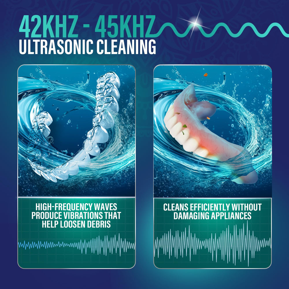 Diagram of 45kHz ultrasonic cleaning and UV