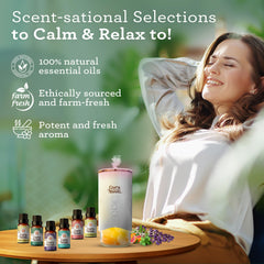 GuruNanda Eucalyptus essential oil bottle (0.33 oz) for diffusers