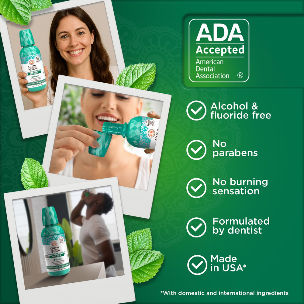 Lifestyle shot showing clean smile and fresh breath