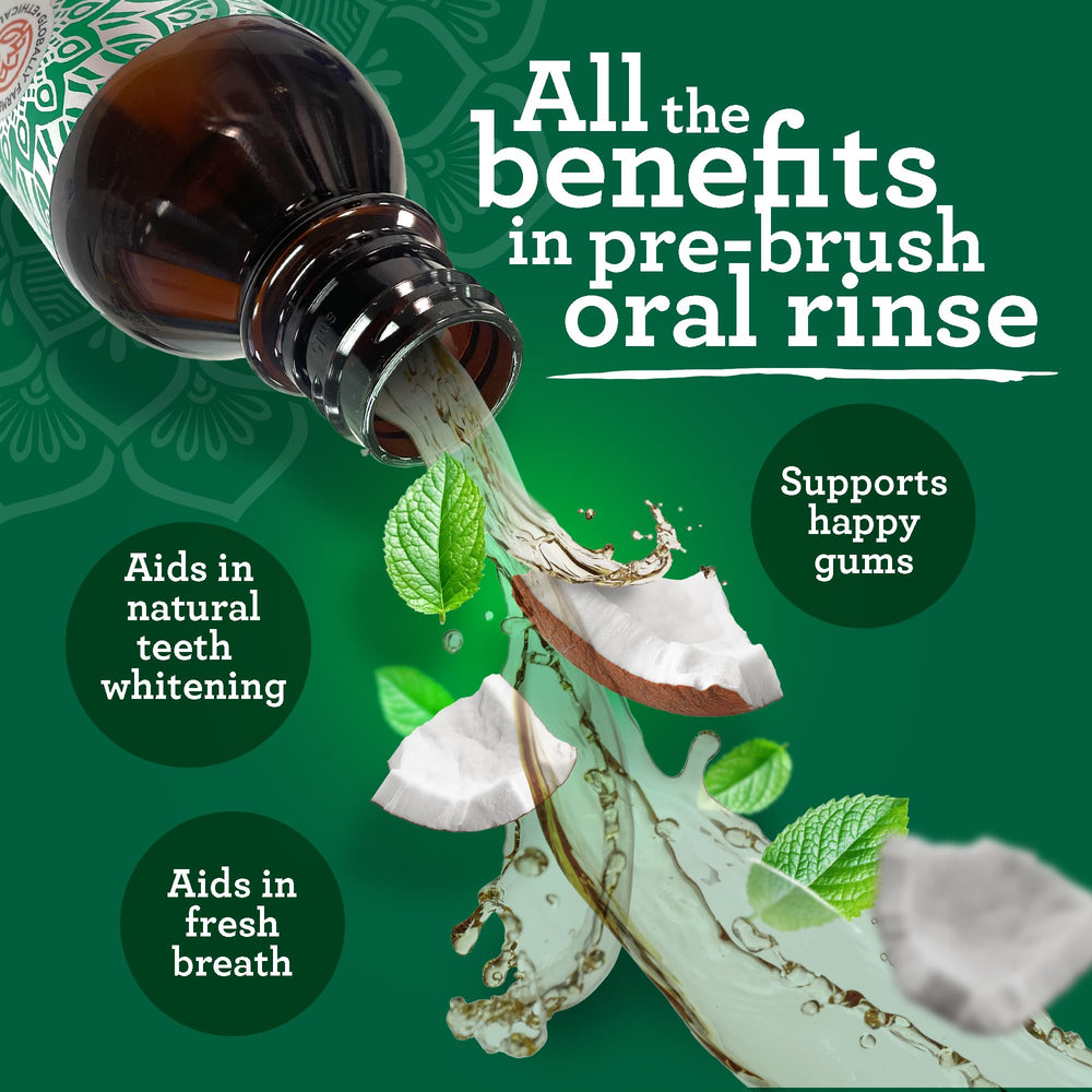 MCT coconut oil and peppermint essential oil ingredients