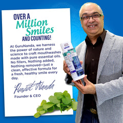 Vitamins D3 and E included in GuruNanda mouthwash