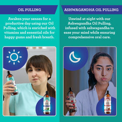 GuruNanda CocoMint mouthwash label back with ingredients