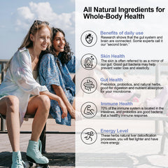 Illustration of digestive and immune health benefits