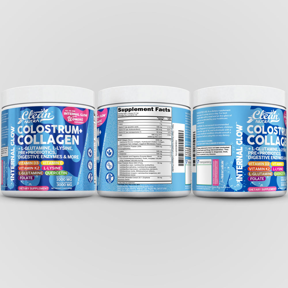 Gut health daily supplement packaging