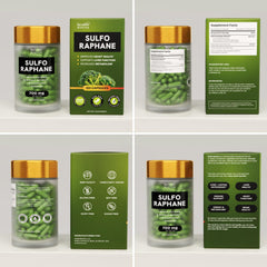 Healthy gut and digestion with sulforaphane supplement