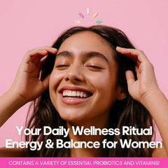 Vaginal probiotic capsules promoting healthy flora and gut balance