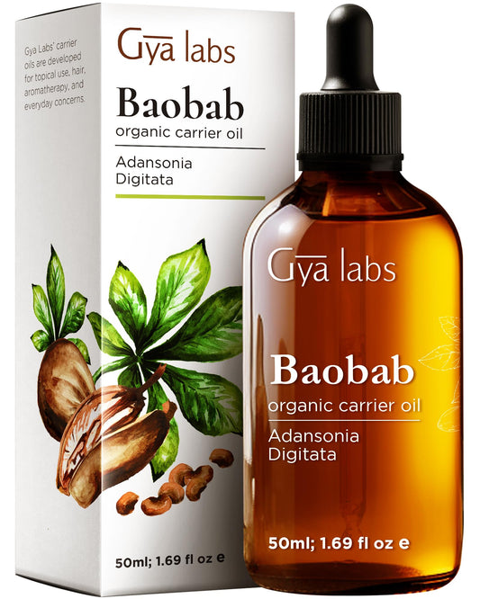 Gya Labs Baobab Carrier Oil bottle 1.7 fl oz